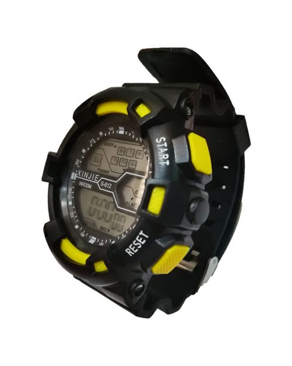 ساعت مردانه دیجیتال مدل X-Watch - زرد - Image 2