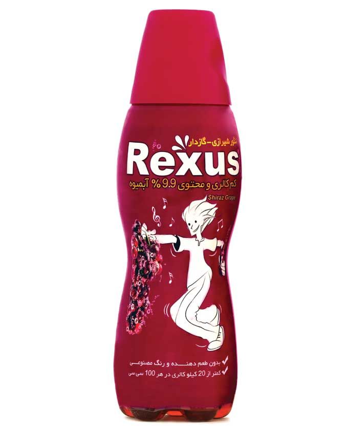 نوشیدنی Rexus گازدار انگور شیرازی پک 12 عددی - Image 2