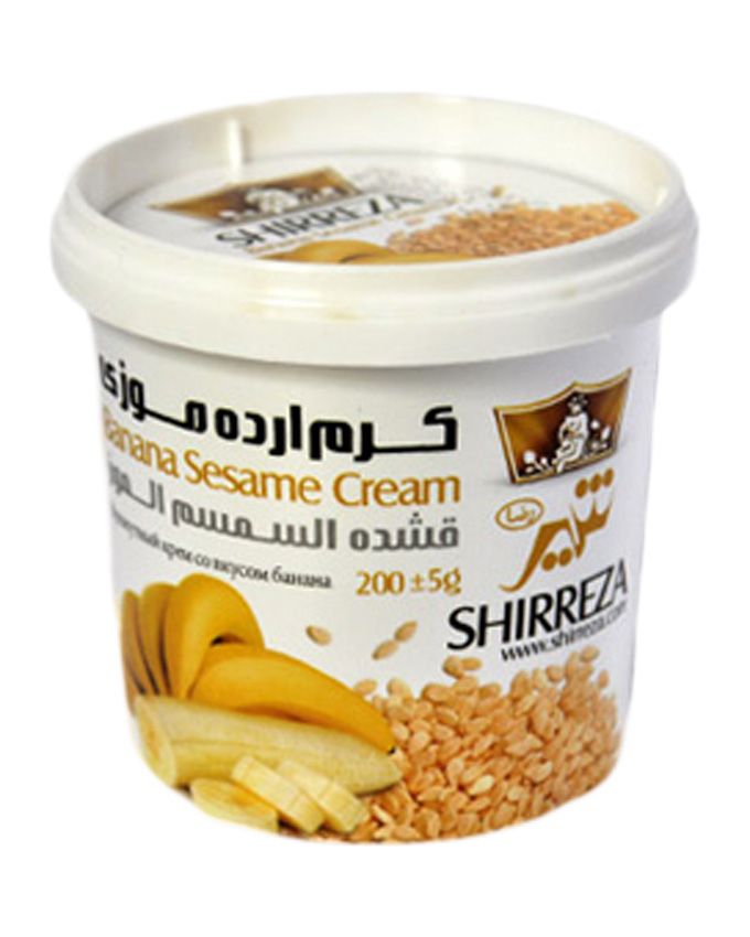 کرم ارده موزی200گرمی Shirreza
