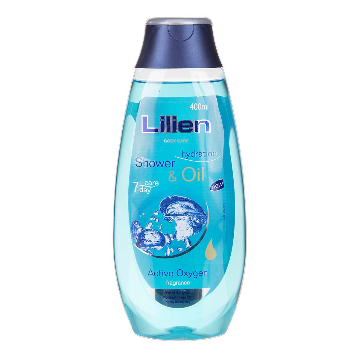 ژل شستشو بدن اکسیژن فعال 400 میلیلیتری لیلین