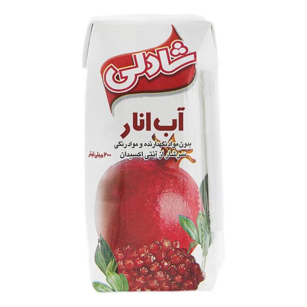 آبمیوه انار 200 میلی‌لیتری شادلی