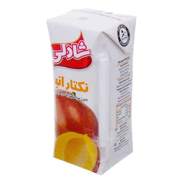 نکتار انبه 200 میلی‌لیتری شادلی - Image 2