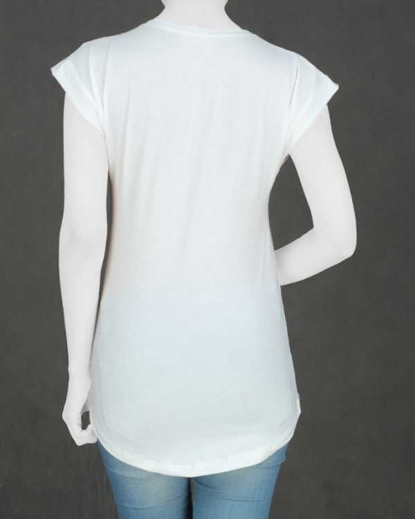 تیشرت طرح Smurfs دخترانه برند Lilac - Image 3