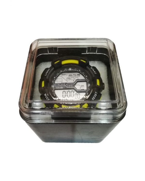 ساعت مردانه دیجیتال مدل X-Watch - زرد - Image 4