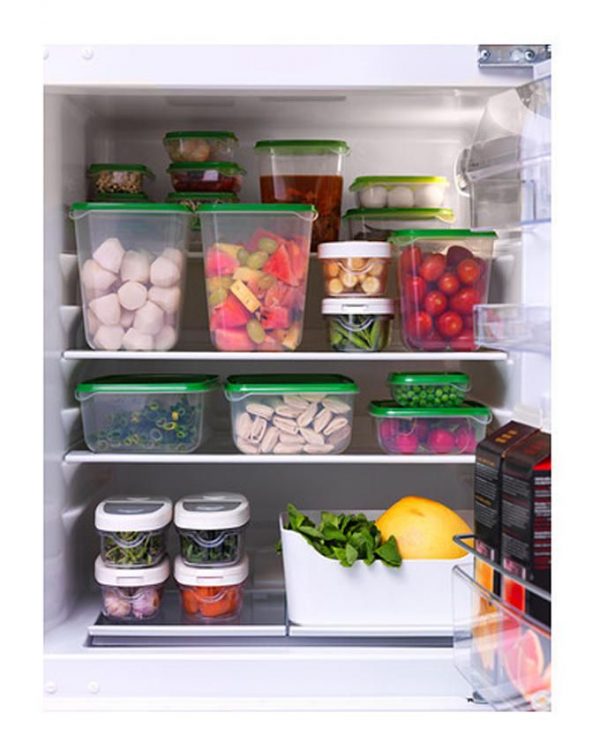 ست ظرف نگهداری غذا 17 عددی سری PRUTA برند IKEA - Image 4