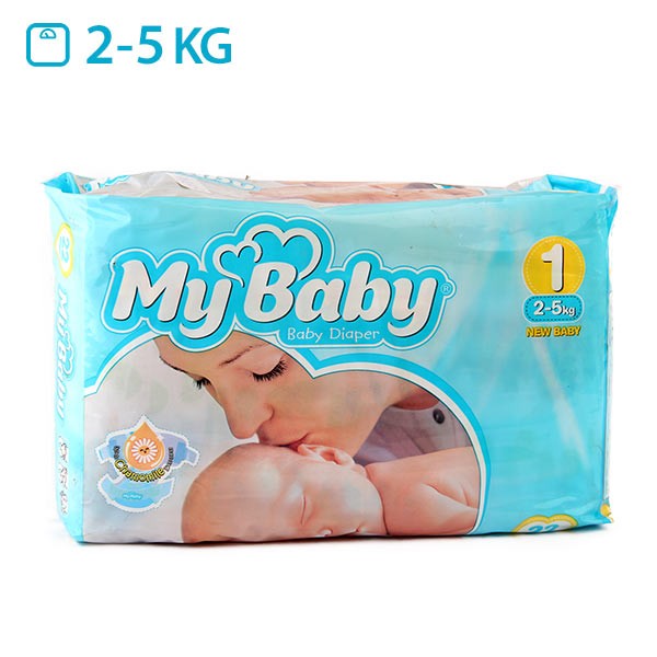 پوشک کامل بچه مای بیبی خیلی کوچک 2 تا 5 کیلو (22 عددی)