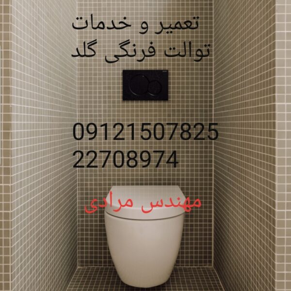 فروش_خدمات و تعمیر توالت فرنگی گلد gold 09121507825